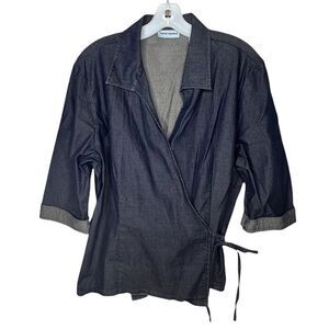 Marsh Landing Wrap Top